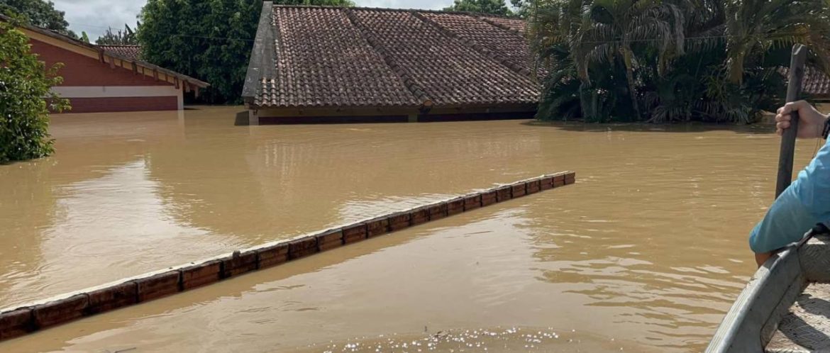 Cobija bajo el agua: Nivel del río Acre superó los 17 metros y piden ayuda para damnificados