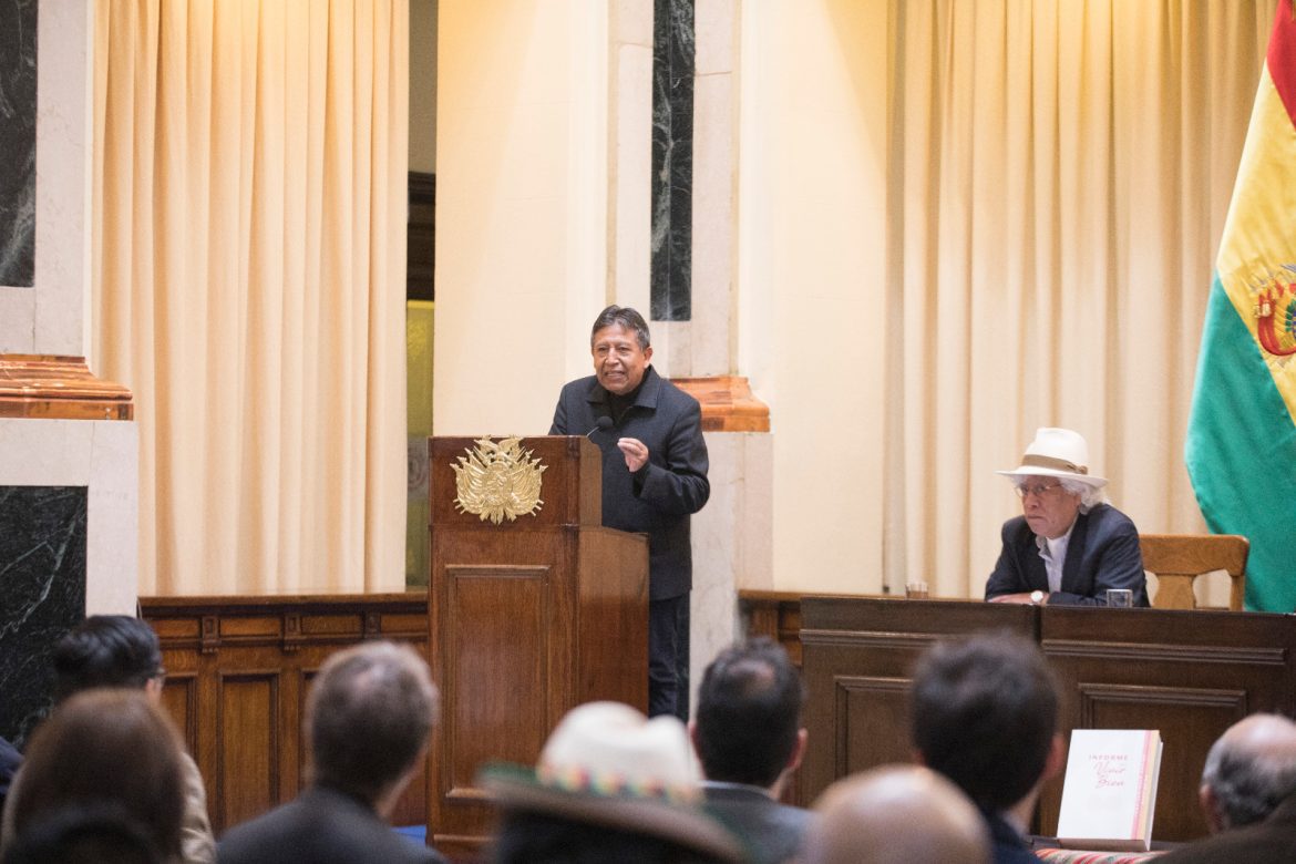 Vicepresidencia presenta el “Horizonte de vida del Vivir Bien y el Informe del Vivir Bien en el Estado Plurinacional”