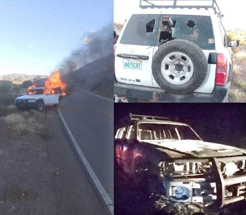 Potosí: Contrabandistas atacan a aduaneros y se llevan tres autos chutos
