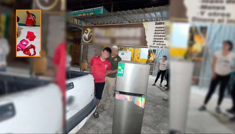 Capturan a delincuente que se “drogaba oliendo calzones” y robaba en viviendas de El Torno