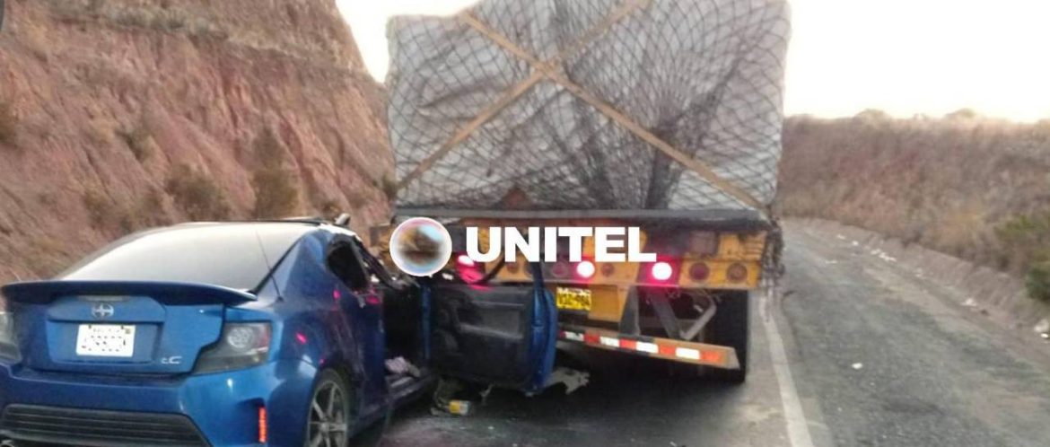 Un muerto y cuatro heridos deja un fatal accidente en la carretera a Desaguadero