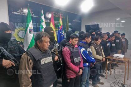 Presentan a 28 personas acusadas de avasallamientos en predios al norte de Santa Cruz