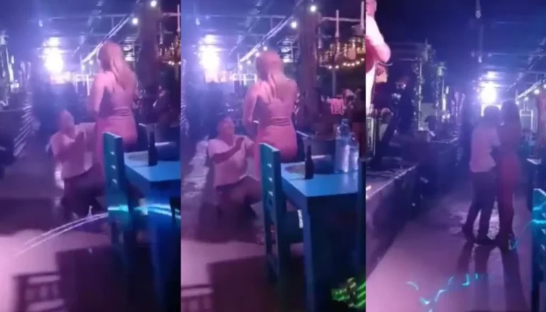 ¡El amor existe! Joven pide matrimonio a una «cariñosa» en la cantina donde la conoció