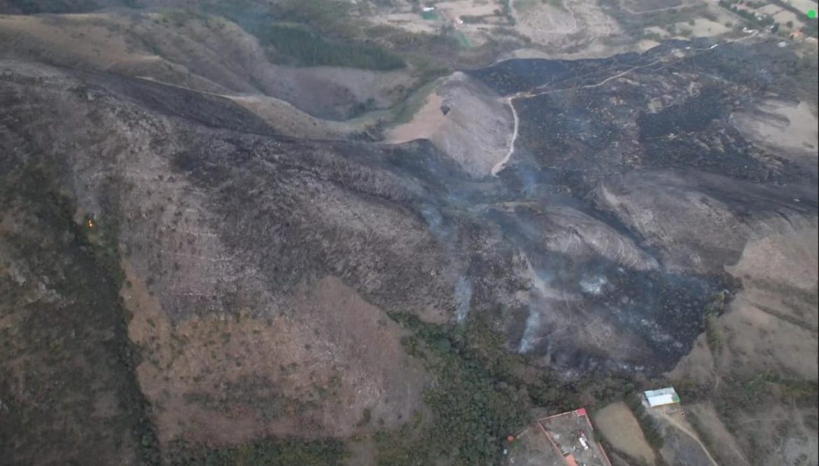 Controlan fuego en Turumayo y evitan que llegue a Sama