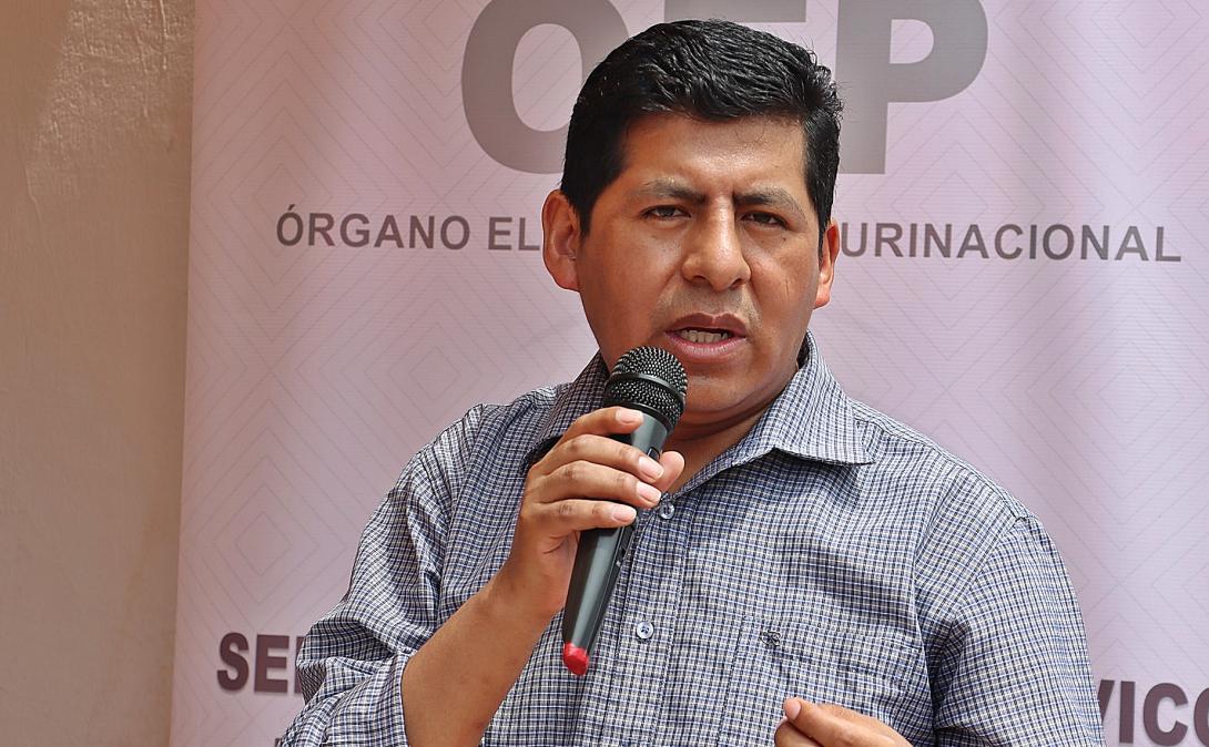 TSE identifica cuatro riesgos para las elecciones generales y Tahuichi dice que puede haber renuncia de vocales