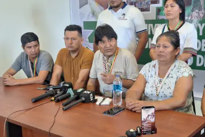 Evo Morales denuncia el asesinato de un dirigente y da 48 horas para detener al policía que disparó