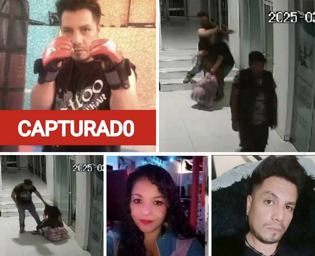 Aprehenden al sujeto que fue captado golpeando brutalmente a su pareja en un edificio del Prado en Cochabamba