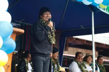 Evo dice que tiene “sigla garantizada”, pero no la anunciará “por seguridad y para evitar persecución”