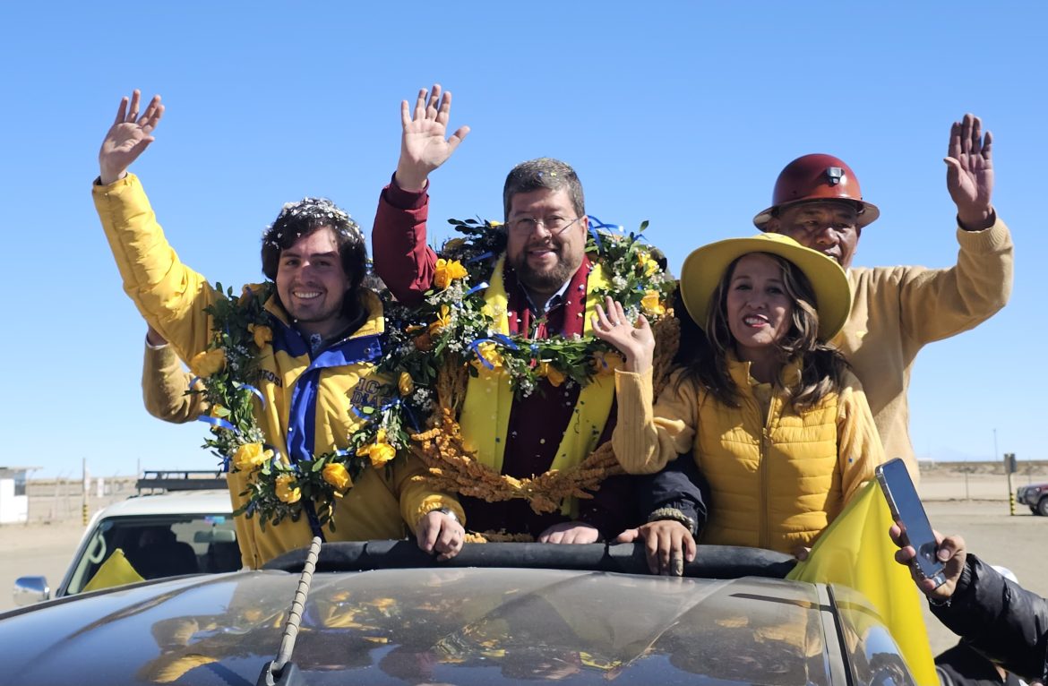 Samuel en Uyuni: “Se acabó la fiesta del MAS con el litio”