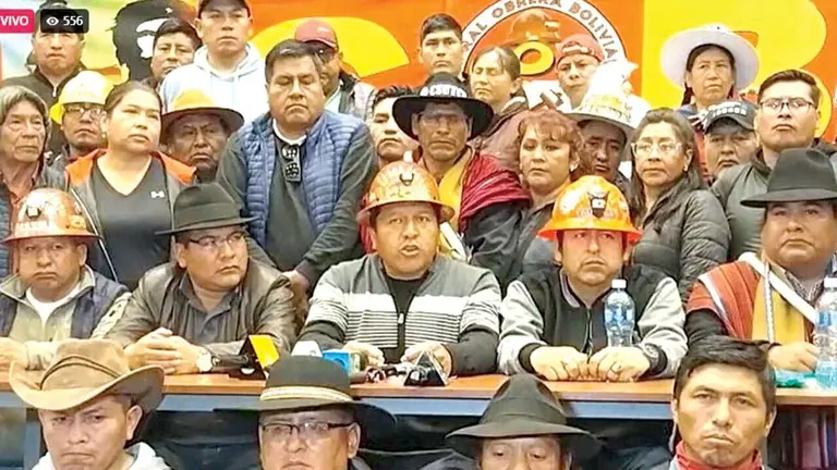 COB denuncia que Gobierno incumple acuerdo y advierte con medidas