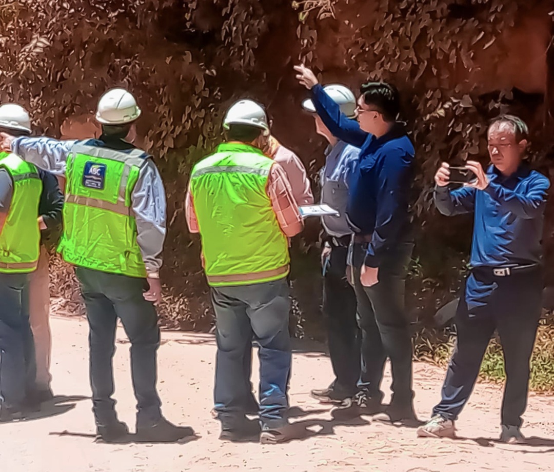 Técnicos coreanos visitan dos tramos claves del corredor bioceánico en el país