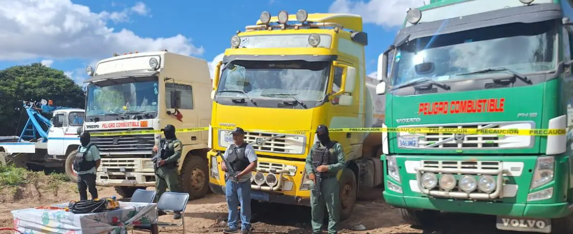 Desarticulan red de desvío de diésel: Secuestran tres cisternas y apuntan a minería ilegal y narcotráfico