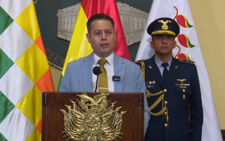 Lara: “Bolivia necesita un ministro de Gobierno que esté a la altura de la lucha contra el narcotráfico”