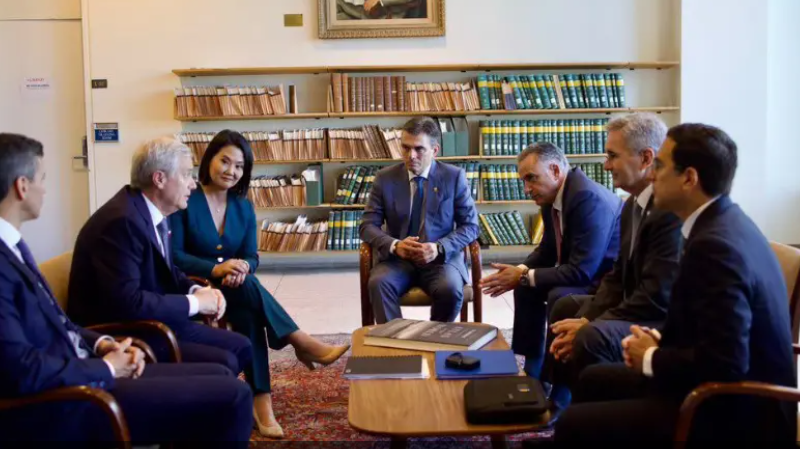 Desde EEUU, Paz plantea un modelo de desarrollo con “cooperación internacional y organizaciones que generen inversión”